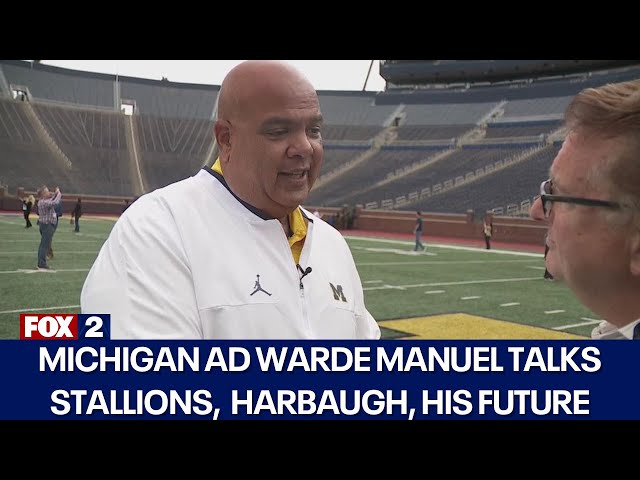 ⁣University of Michigan AD Warde Manuel talks about NCAA, sign-stealing and more