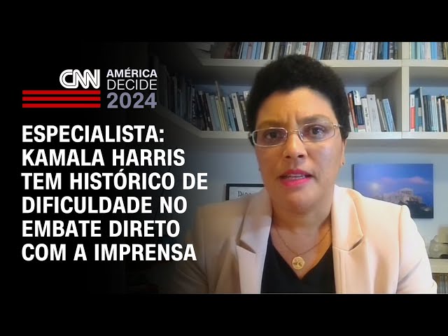 Especialista: Kamala Harris tem histórico de dificuldade no embate direto com a imprensa | WW