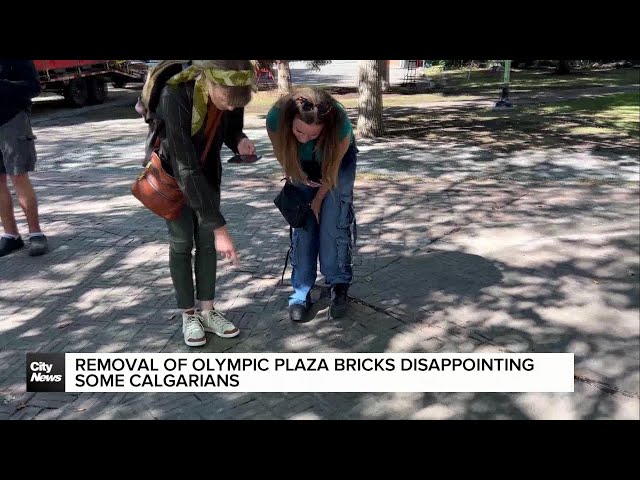 ⁣Removal of Olympic Plaza bricks disappointing some Calgarians