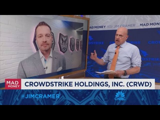 ⁣CrowdStrike CEO George Kurtz goes one-on-one with Jim Cramer