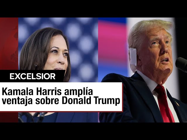 ⁣Kamala Harris supera a Donald Trump y gana apoyo entre votantes latinos