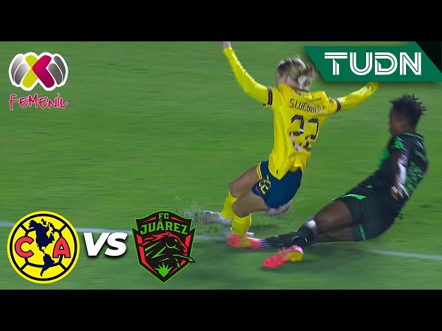 ¡Uuuyyy, apareció la polémica! ¿Era penal? | América 0-0 FC Juárez | Liga Mx Femenil AP2024-J2 |TUDN