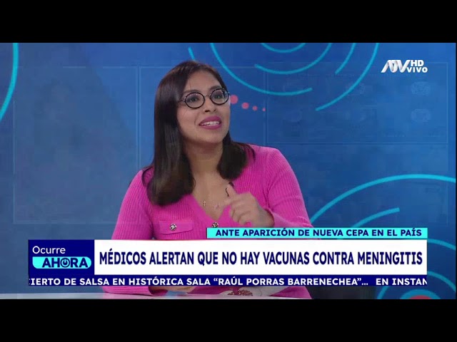 Neuróloga del INCN: “Propensos a contraer meningitis son persona en pobreza. Son vulnerables”