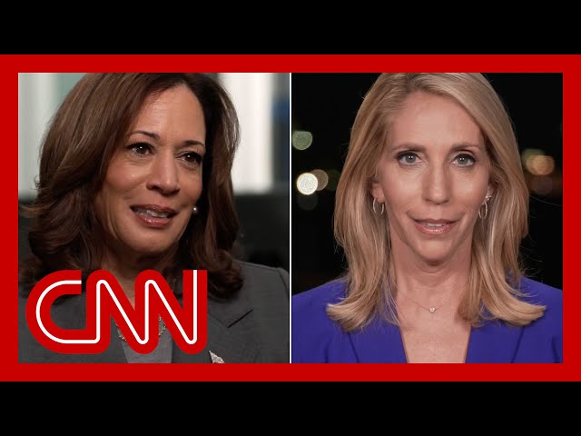 ⁣‘Extraordinary’: Dana Bash describes interview moment when Harris discussed historic call with Biden