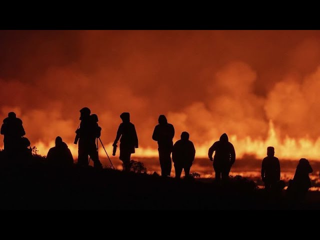 ⁣‘Witch’s hair’ glass splinters spread as Iceland volcano continues to erupt