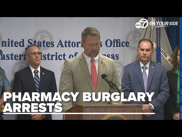 ⁣Officials announce largest pharmacy burglary case in history of DEA, 42 people indicted