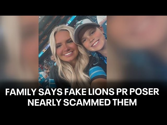 ⁣Fake Lions PR poser raises alarm bells for mom of young fan