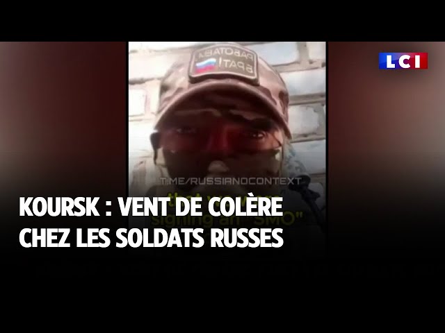 ⁣Koursk : vent de colère chez les soldats russes