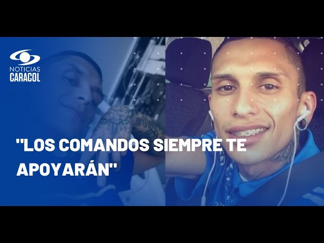 ⁣Emotiva despedida de hinchas de Millonarios a Javier Acosta antes de su eutanasia