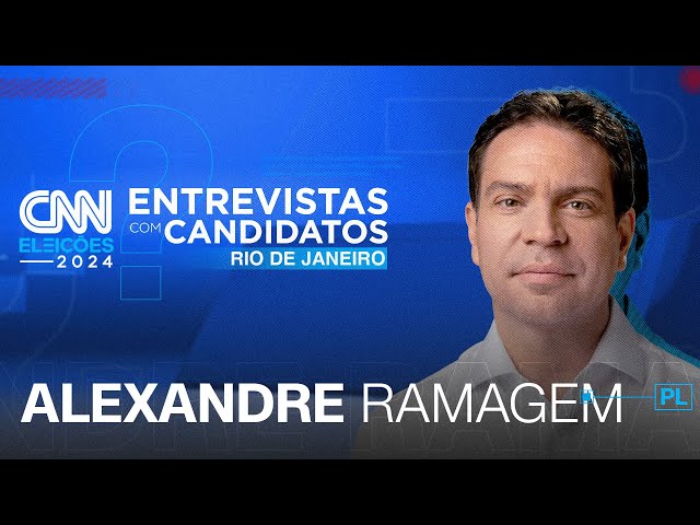 ⁣Alexandre Ramagem (PL) | CNN Eleições: entrevistas com candidatos - Rio de Janeiro