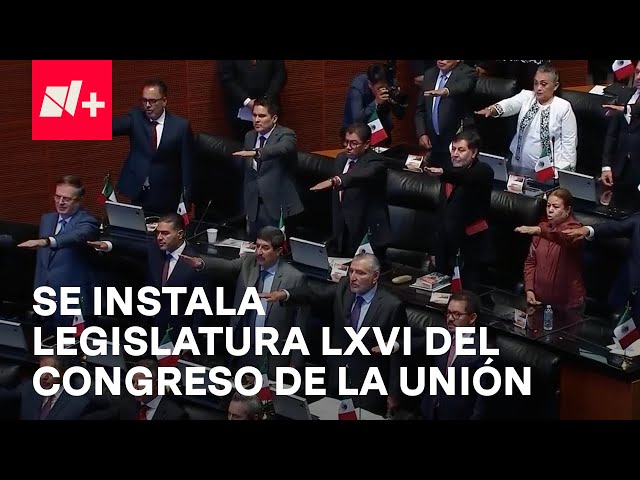 Instalan Nueva Legislatura: Protestan Diputados y Senadores