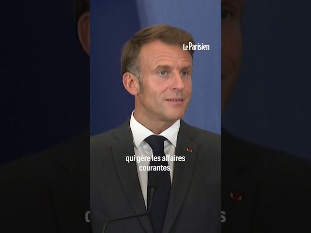 ⁣Nomination d'un Premier ministre : Macron assure faire « tous les efforts »