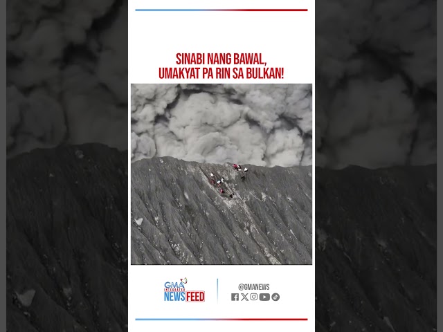 ⁣Pasaway na hikers, inabutan ng volcanic eruption! | GMA Integrated Newsfeed