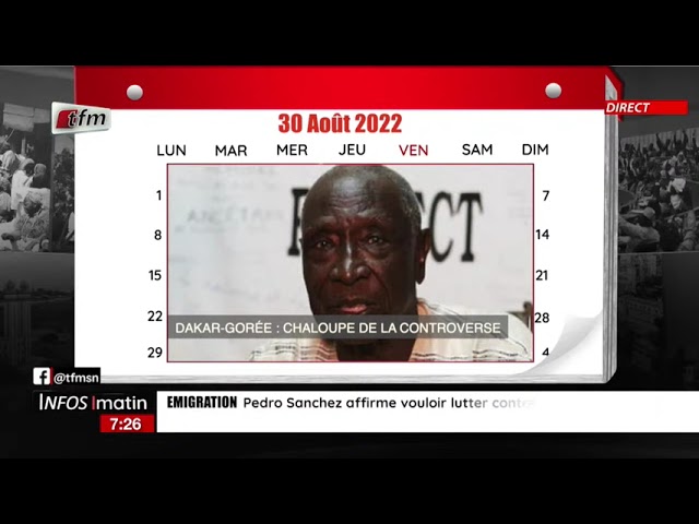 ⁣1 jour au SENEGAL | 30 Août 2022 : dakar-gorée : chaloupe de la contreverse - 30 Août 2024