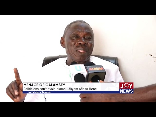 ⁣Menace of galamsey: Politicians can't avoid blame - Akyem Afiesa Hene. #AMShow