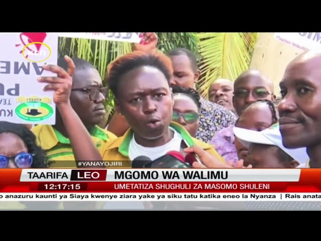 ⁣Walimu wa shule za upili Mombasa waendelea na maandamano kwa siku ya tano