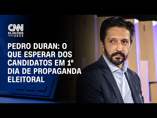 ⁣Pedro Duran: O que esperar dos candidatos em 1º dia de propaganda eleitoral | CNN NOVO DIA