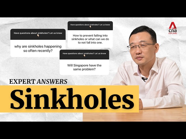 Sinkholes: What’s the cause and can they be prevented? | Expert Answers | CNA Explains