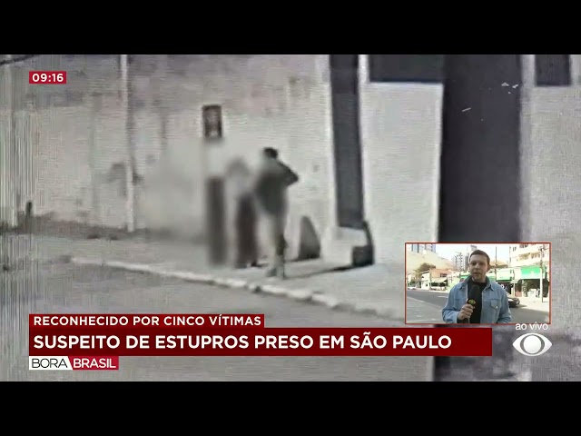 Suspeito é preso por estuprar vítimas em ponto de ônibus de SP