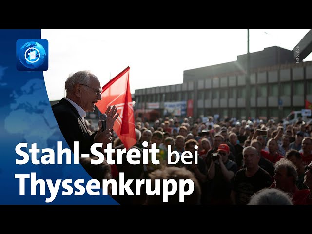 ⁣Streit bei Thyssenkrupp Steel: Mitarbeiter in Sorge