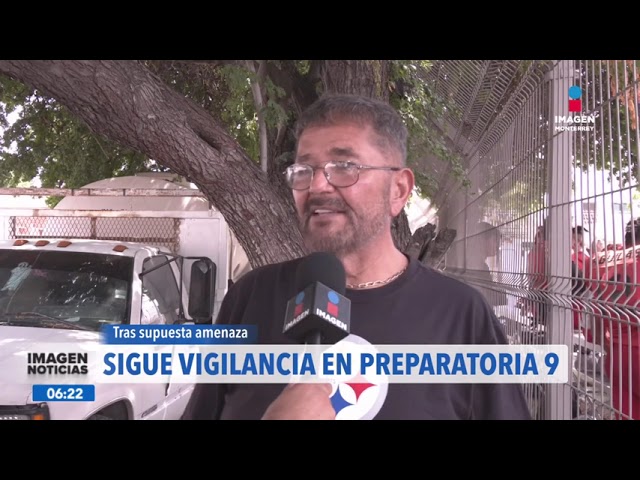 ⁣Prepa 9 de Nuevo León en alerta tras supuesta amenaza de un alumno con un arma