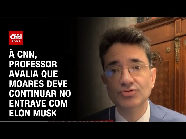 À CNN, Professor avalia que Moares deve continuar no entrave com Elon Musk | CNN NOVO DIA