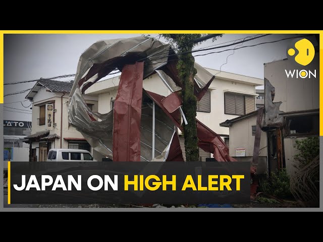 ⁣Japan on high alert: Shanshan Typhoon knocks out power and snarls air traffic | Latest News | WION