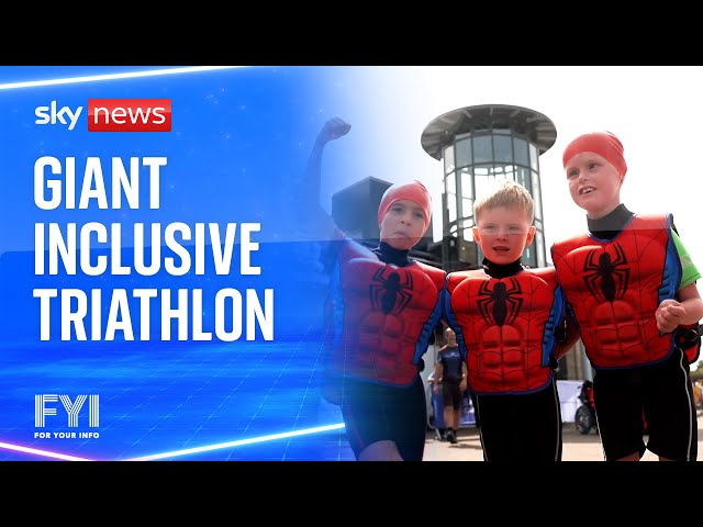 ⁣FYI: Giant inclusive triathlon