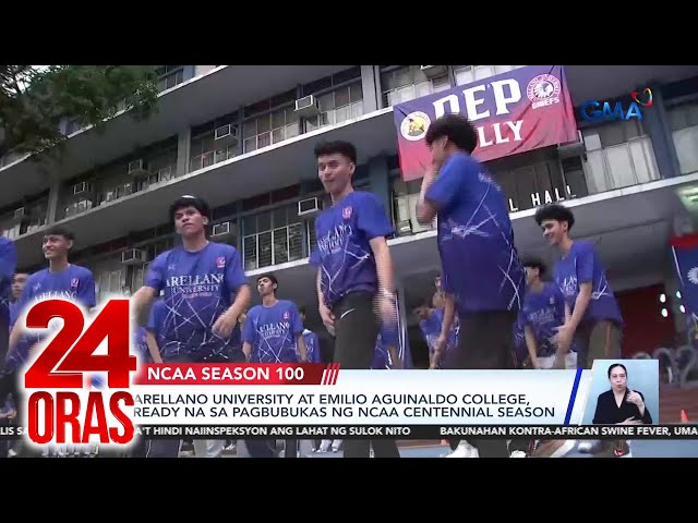 ⁣Arellano University at Emilio Aguinaldo College, ready na sa pagbubukas ng NCAA... | 24 Oras