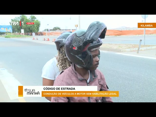 ⁣Código de estrada - Condução de veiculo a motor sem habilitação legal " A Sua Manhã"