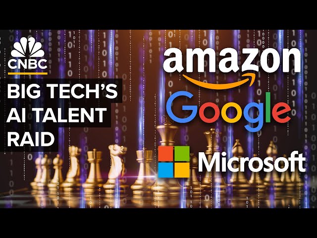 ⁣How Google, Microsoft And Amazon Are Raiding AI Startups For Talent