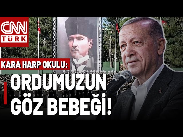 Erdoğan Kara Harp Okulu Diploma Töreni'nde: TSK Dünyanın En Saygın Ordularından!