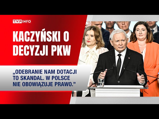 ⁣Kaczyński mówi o skandalu: w Polsce nie obowiązuje prawo