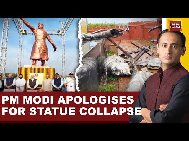 ⁣LIVE: PM Modi Apologises Fir Statue Collapse| Shivaji Showdown Rages On| NewsTrack With Rahul Kanwal