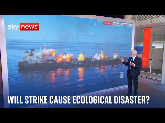 ⁣Yemen: Will missile strike on oil tanker cause ecological disaster in the Red Sea?