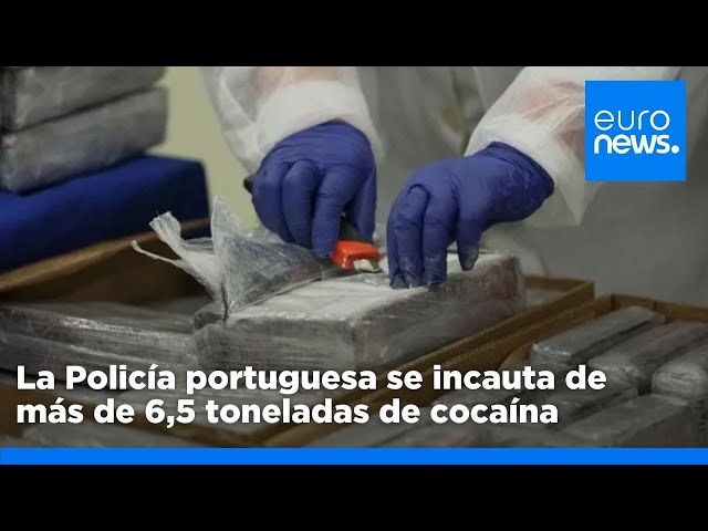 ⁣La Policía portuguesa se incauta de más de 6,5 toneladas de cocaína destinadas a Europa