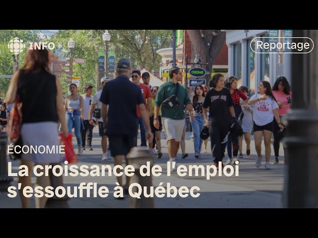 ⁣Croissance de l’emploi : Québec en queue de peloton