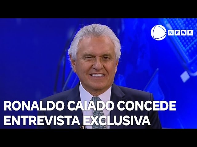 ⁣Ronaldo Caiado, governador de Goiás, concede entrevista exclusiva para a Record News