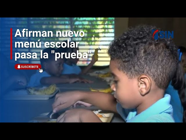 ⁣Afirman nuevo menú del desayuno y almuerzo escolar pasa la "prueba"