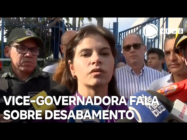 ⁣Vice-governadora de Pernambuco fala sobre desabamento de teto de igreja no Recife