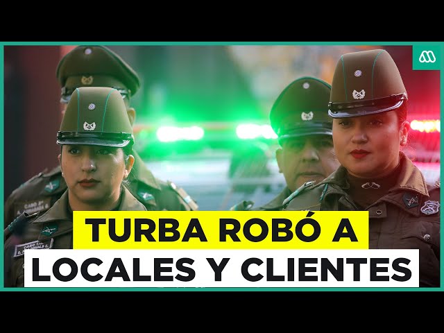 ⁣No se salvó nadie: Turba asalta locales y a sus clientes