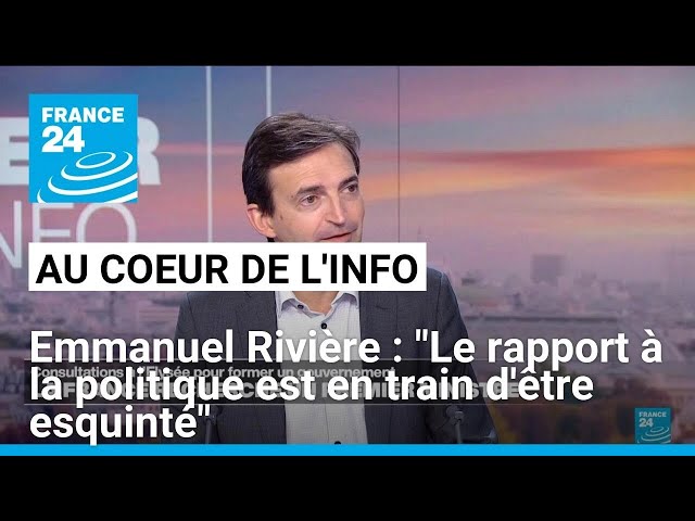 ⁣Emmanuel Rivière : "Le rapport à la politique est en train d'être esquinté" • FRANCE 