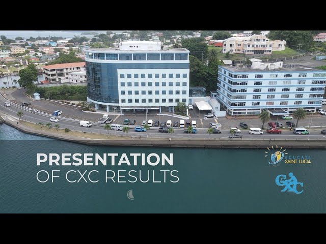 ⁣Registrar of Examinations Carmelita Matthew Presents 2024 CXC Results