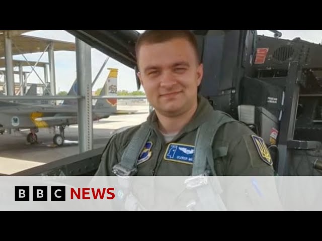 ⁣Ukrainian pilot killed in crash flying F-16 fighter jet gifted from Nato allies | BBC News