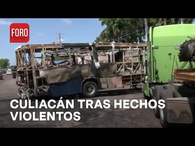 ¿Cuál es la situación en Culiacán tras hechos violentos? - Paralelo 23