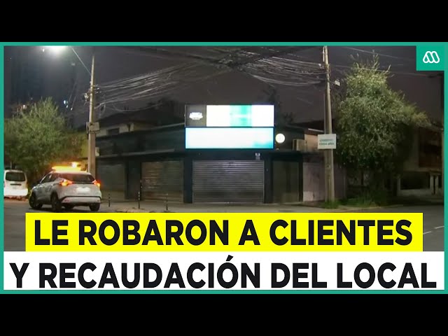 Turba se llevó todo en un restaurant: Robaron a clientes y se llevaron la recaudación de las cajas