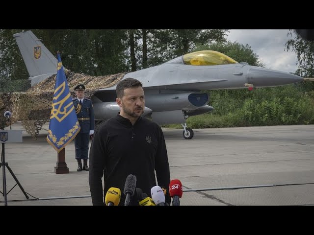 ⁣Volodymyr Zelenskyy sacks air force chief days after pilot killed in F-16 crash