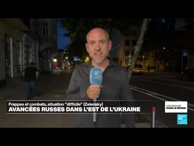 ⁣Avancées russes dans l'Est de l'Ukraine : frappes et combats, situation "difficile&qu