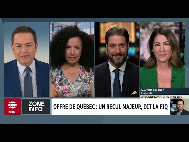 ⁣Affrontements publics entre la FIQ et Québec | Zone Info