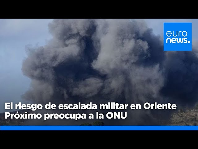 ⁣El riesgo de escalada militar en Oriente Próximo preocupa a la ONU